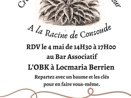 Atelier d'herboristerie à l'OBK de Locmaria-Berrien