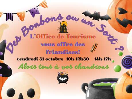 Halloween : Alerte aux bonbons à l'Office de Tourisme!!!