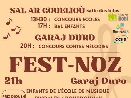 Kan Ar Bobl Rostrenn - Concours + Bal enfants et Fest Noz