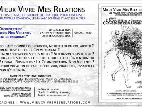 Atelier Découverte de la Communication Non Violente, un changement de paradigme