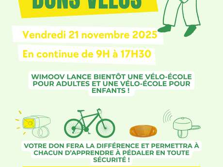 Maison de la Mobilité : Don vélo !!