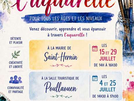 Atelier d'initiation à l'aquarelle