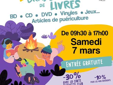Braderie de livres à Chouette Coop !!