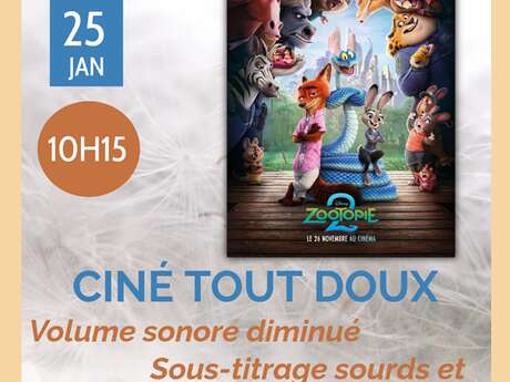 Cinéma Le Grand Bleu: " Zootopie 2 " Présenté en version sous-titrée sourds et malentendants