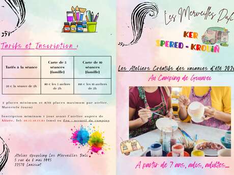 Les Ateliers créatifs de la semaine
