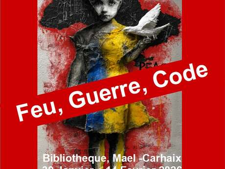 Exposition"Feu, Guerre, Code " de Laima Atanaitiené et Ruslan Dubov