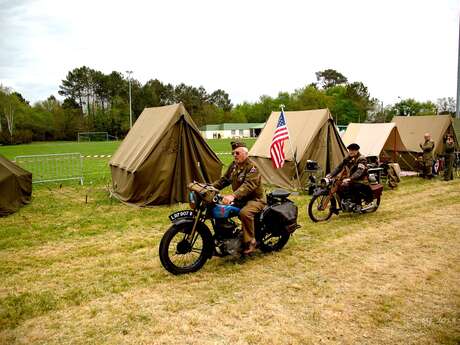 Reconstitution d'un camp américain