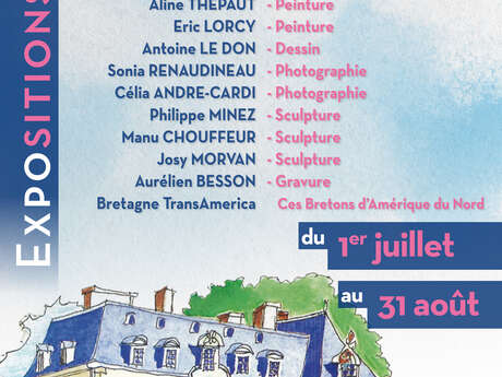 Exposition d'été au château de Tronjoly