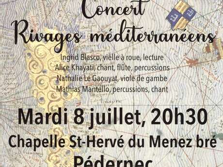 Concert Trobairitz - Rivages méditerranéens
