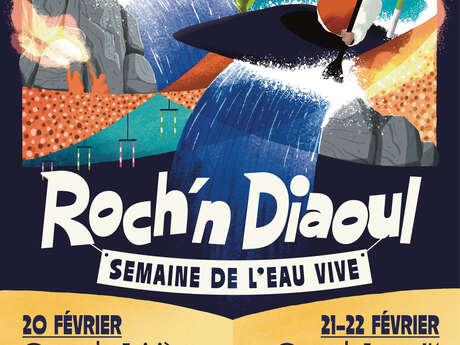 Coupe de France de kayak slalom aux Roches du Diable