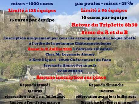 Pétanque: 4ème Grand Prix