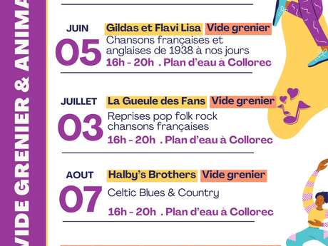 Concert et vide grenier
