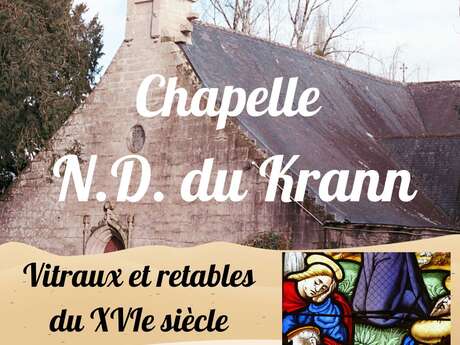 Chapelle Notre Dame Du Krann: vitraux et retables du XVI siècle