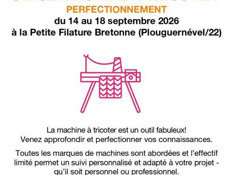 Stage machine à tricoter