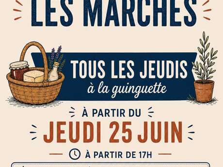 Les marchés de la guinguette