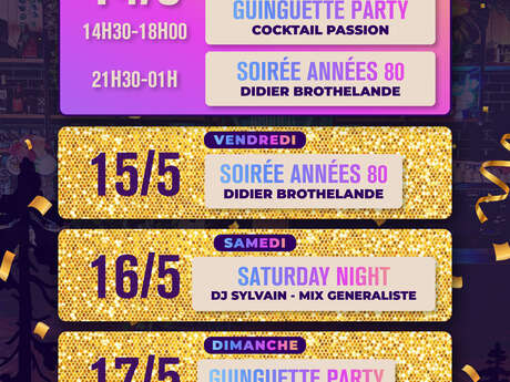 Soirée années 80-2000