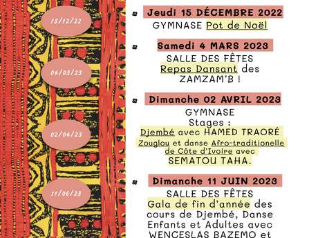 ZamZam'B Asso Programme 2023
