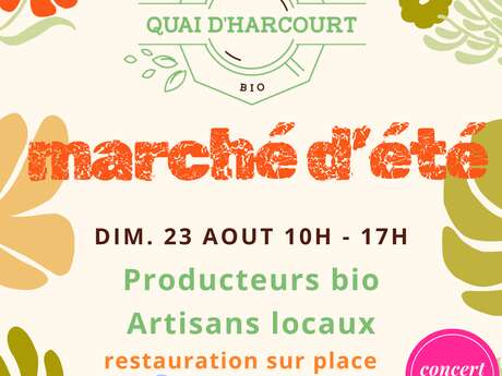 Marché de producteurs bio et artisans locaux