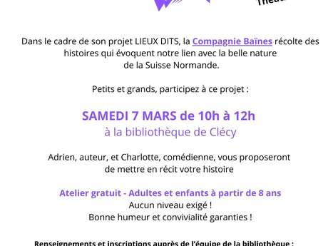 Racontez-nous votre HISTOIRE !