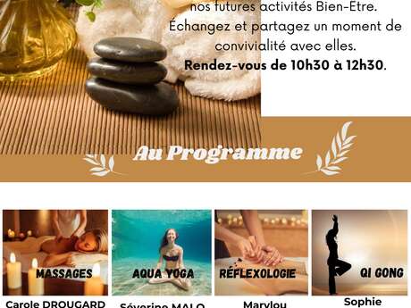 Animations bien-être à AQUASUD
