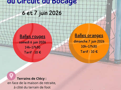 Tournoi jeunes de tennis - Circuit du Bocage