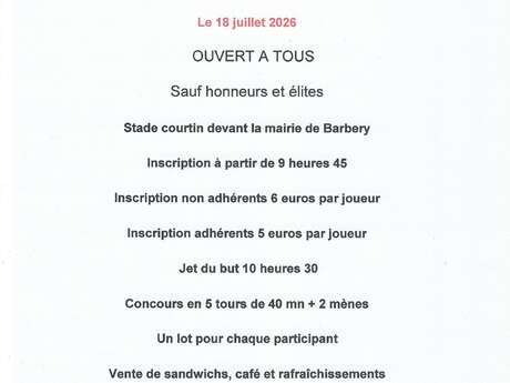 Barbery Pétanque