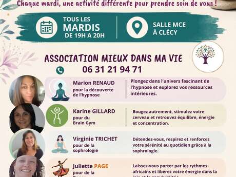 Ateliers collectifs avec l'association Mieux dans ta vie