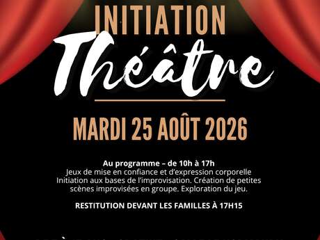 Journée initiation au théâtre
