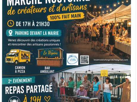 Marché nocturne et soirée karaoké