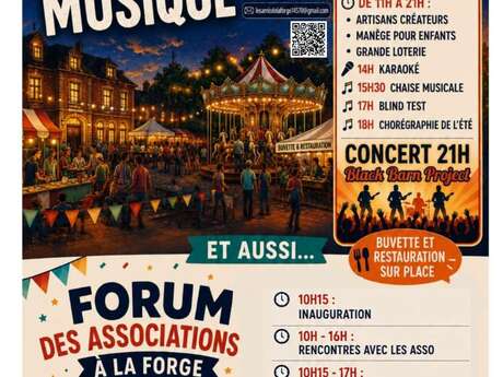 Fête de la musique et forum des associations