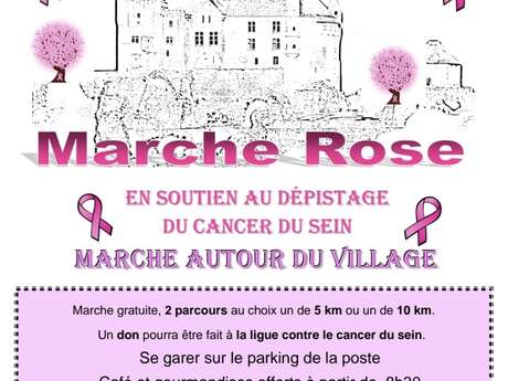 Marche dans le cadre d'Octobre Rose