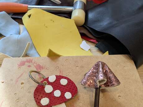 Atelier - Mon petit champi' en cuir