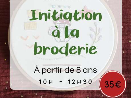 Atelier - Initiation broderie