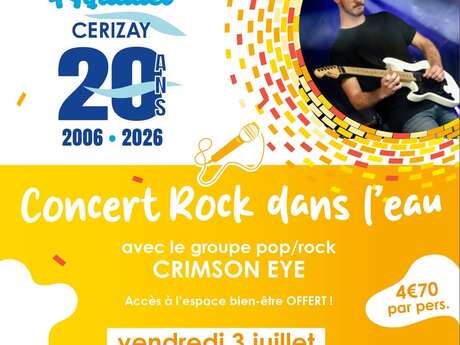 Concert rock dans l'eau - Les 20 ans d'Aquadel