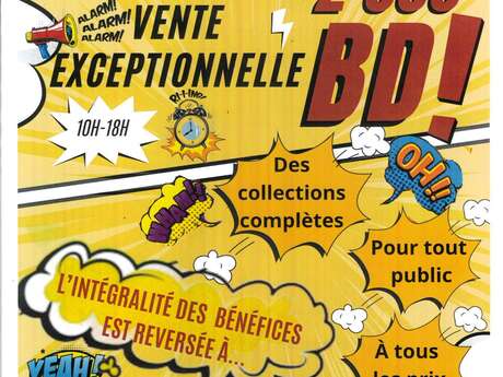 VENTE EXCEPTIONNELLE DE BANDES DESSINEES