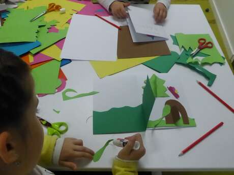 Musée L'Abbaye - Atelier - Mon oiseau en papier
