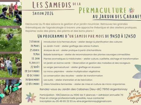 Permaculture au Jardin des Cabanes