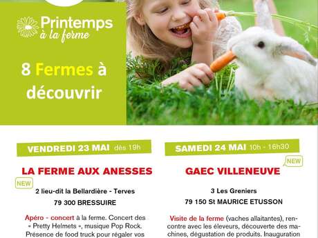 Printemps à la ferme - GAEC Villeneuve