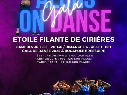 Spectacle - Gala de danse des Etoiles filantes