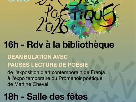 Soirée de clôture des Eclats Poétiques 2026