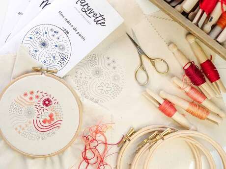 Atelier - Mon mémo de points de broderie