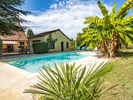 La Trappe avec sa piscine privée à Sarlat