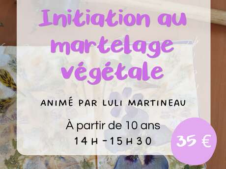 Atelier - Inititation au martelage végétal
