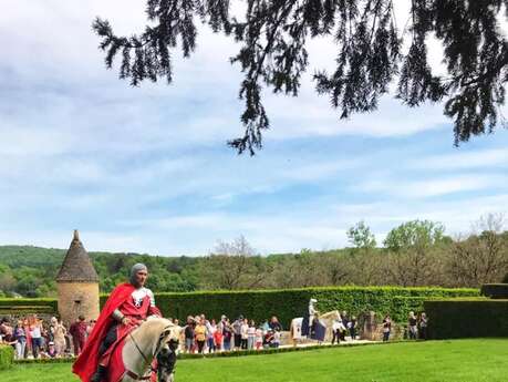 Spectacle de chevalerie au Château de Losse - Châteaux en fête
