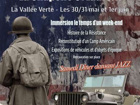 Reconstitution d'un camp américain