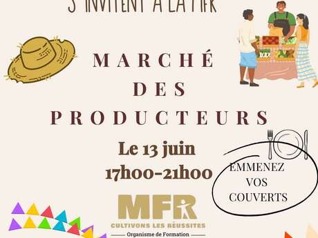 Marché des producteurs à la MFR d'Argentonnay