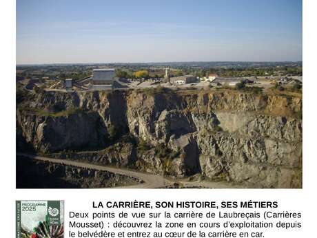 Découvrir l'entreprise : les carrières Mousset - site de Laubreçais