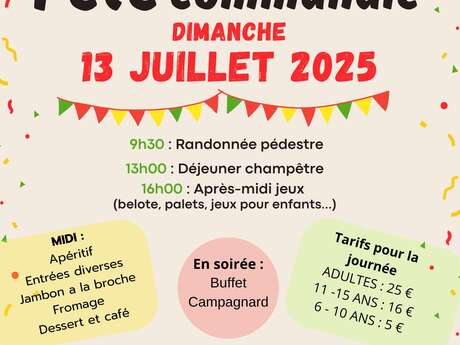 Fête communale à La Coudre