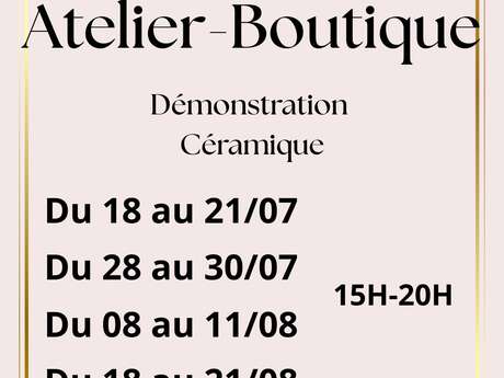 Atelier - Démonstration céramique