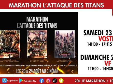 Cinéma - Marathon L'attaque des titans